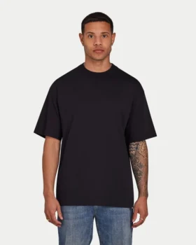 Mens blank oversized t-shirt – black
