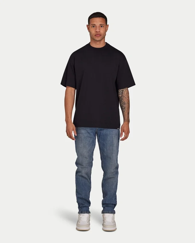 Mens blank oversized t-shirt – black Mens blank oversized t-shirt – black