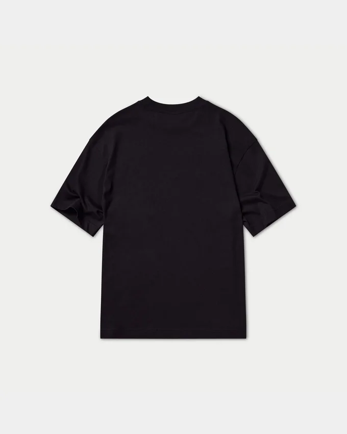 Mens blank oversized t-shirt – black Mens blank oversized t-shirt – black