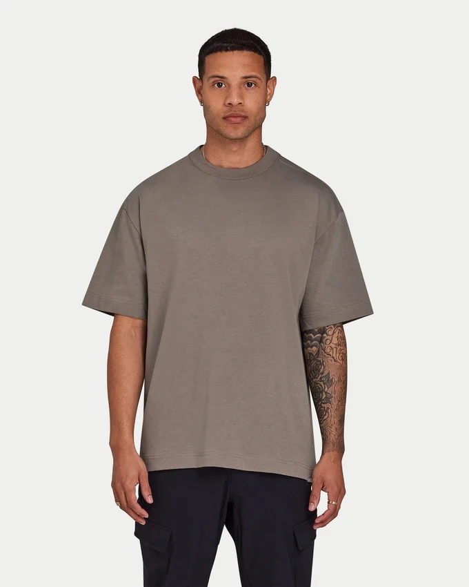 Mens blank oversized t-shirt – marsh grey Mens blank oversized t-shirt – marsh grey
