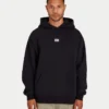 Mens collective oversized hoodie – black Mens collective oversized hoodie – black