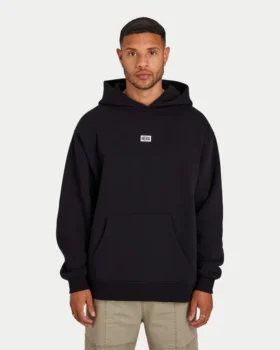 Mens collective oversized hoodie – black Mens collective oversized hoodie – black