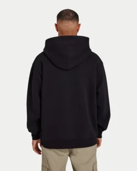 Mens collective oversized hoodie – black Mens collective oversized hoodie – black