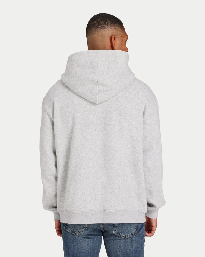 Mens collective oversized hoodie – grey marl Mens collective oversized hoodie – grey marl
