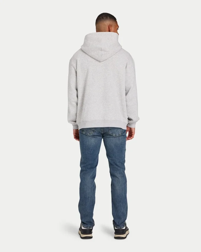 Mens collective oversized hoodie – grey marl Mens collective oversized hoodie – grey marl