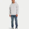 Mens collective oversized hoodie – grey marl Mens collective oversized hoodie – grey marl