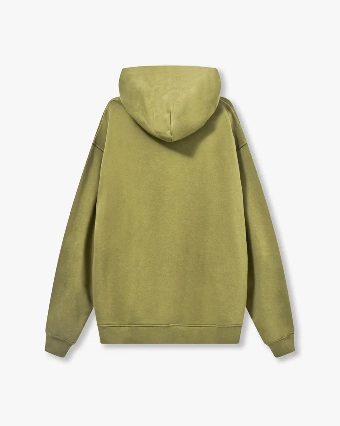 Mens collective oversized hoodie – olive green Mens collective oversized hoodie – olive green