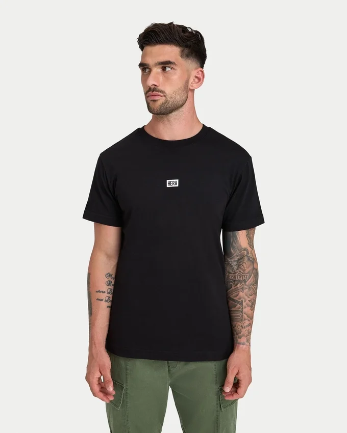 Mens collective regular fit t-shirt – black Mens collective regular fit t-shirt – black