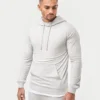 Mens focus slim fit hoodie – grey marl Mens focus slim fit hoodie – grey marl