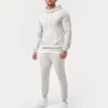 Mens focus slim fit hoodie – grey marl Mens focus slim fit hoodie – grey marl