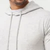 Mens focus slim fit hoodie – grey marl Mens focus slim fit hoodie – grey marl