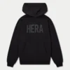 Mens label hoodie – black Mens label hoodie – black