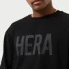 Mens label long sleeve t-shirt – black Mens label long sleeve t-shirt – black