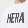 Mens label long sleeve t-shirt – white Mens label long sleeve t-shirt – white
