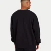 Mens label sweatshirt – black Mens label sweatshirt – black