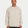 Mens label sweatshirt – oatmeal