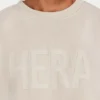 Mens label sweatshirt – oatmeal