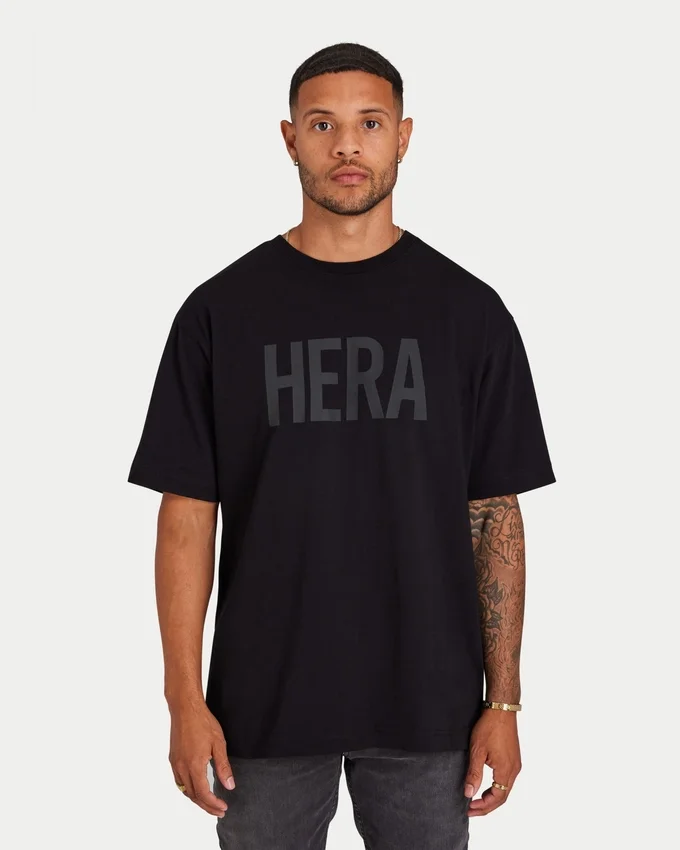 Mens label t-shirt – black Mens label t-shirt – black