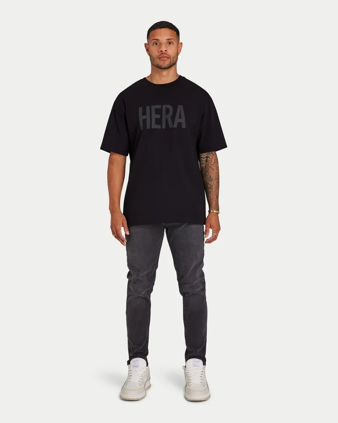 Mens label t-shirt – black Mens label t-shirt – black