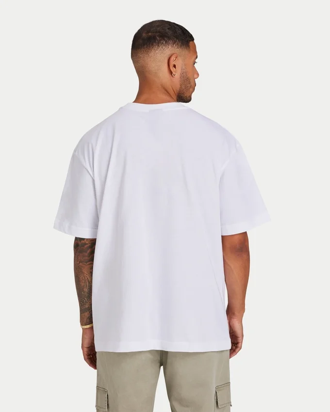 Mens label t-shirt – white Mens label t-shirt – white