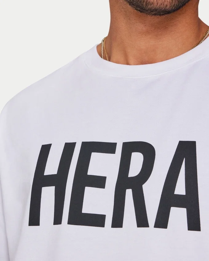 Mens label t-shirt – white Mens label t-shirt – white