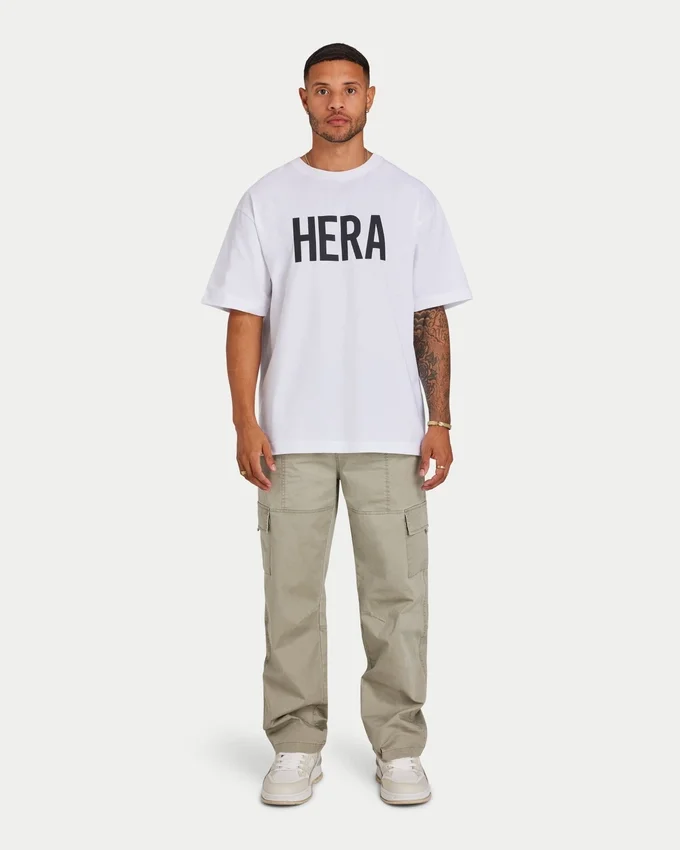 Mens label t-shirt – white Mens label t-shirt – white