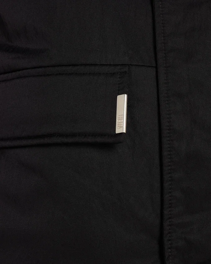 Mens layer parka jacket – black Mens layer parka jacket – black