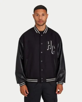 Mens limited-edition varsity bomber jacket