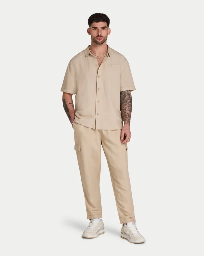 Mens linen short sleeve shirt Mens linen short sleeve shirt