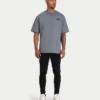 Mens oversized staple t-shirt – charcoal grey Mens oversized staple t-shirt – charcoal grey