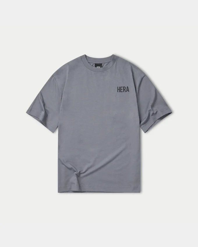 Mens oversized staple t-shirt – charcoal grey Mens oversized staple t-shirt – charcoal grey