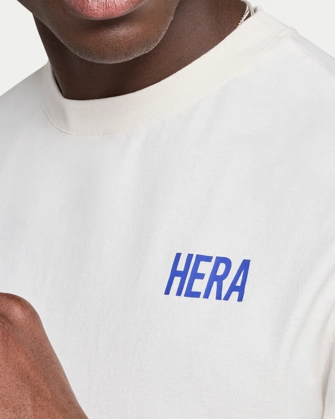 Mens oversized staple t-shirt – off white Mens oversized staple t-shirt – off white