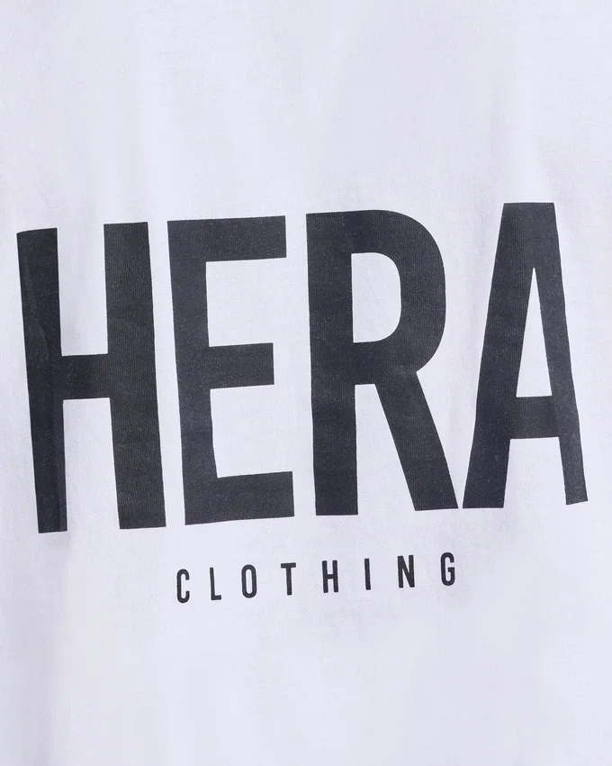 Mens oversized staple t-shirt – white Mens oversized staple t-shirt – white