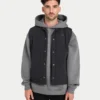 Mens quilted utility gilet – black Mens quilted utility gilet – black