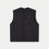 Mens quilted utility gilet – black Mens quilted utility gilet – black