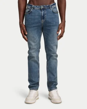 Mens relaxed denim jean – mid wash