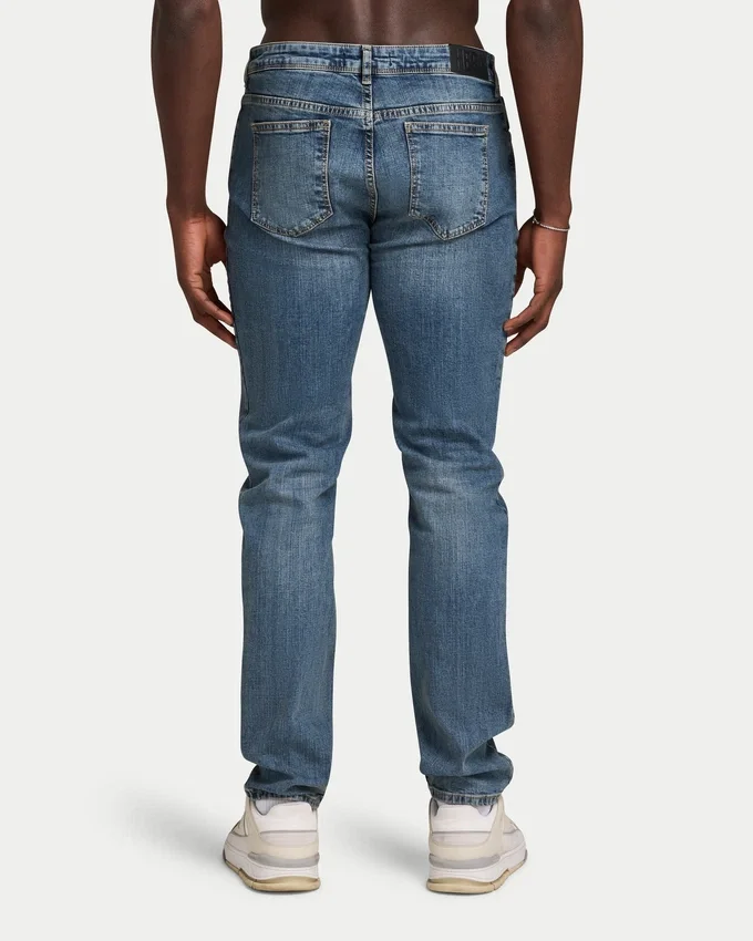Mens relaxed denim jean – mid wash Mens relaxed denim jean – mid wash