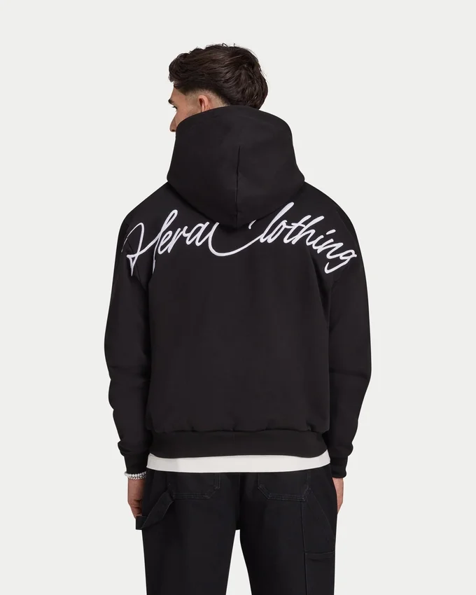 Mens script heavyweight hoodie Mens script heavyweight hoodie