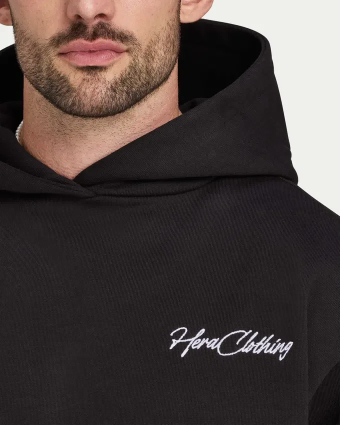 Mens script heavyweight hoodie Mens script heavyweight hoodie