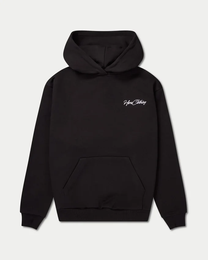 Mens script heavyweight hoodie Mens script heavyweight hoodie