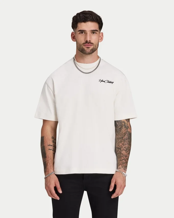 Mens script heavyweight t-shirt Mens script heavyweight t-shirt
