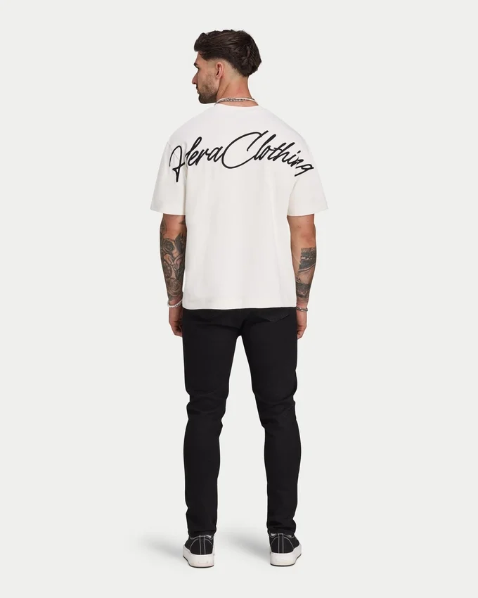 Mens script heavyweight t-shirt Mens script heavyweight t-shirt