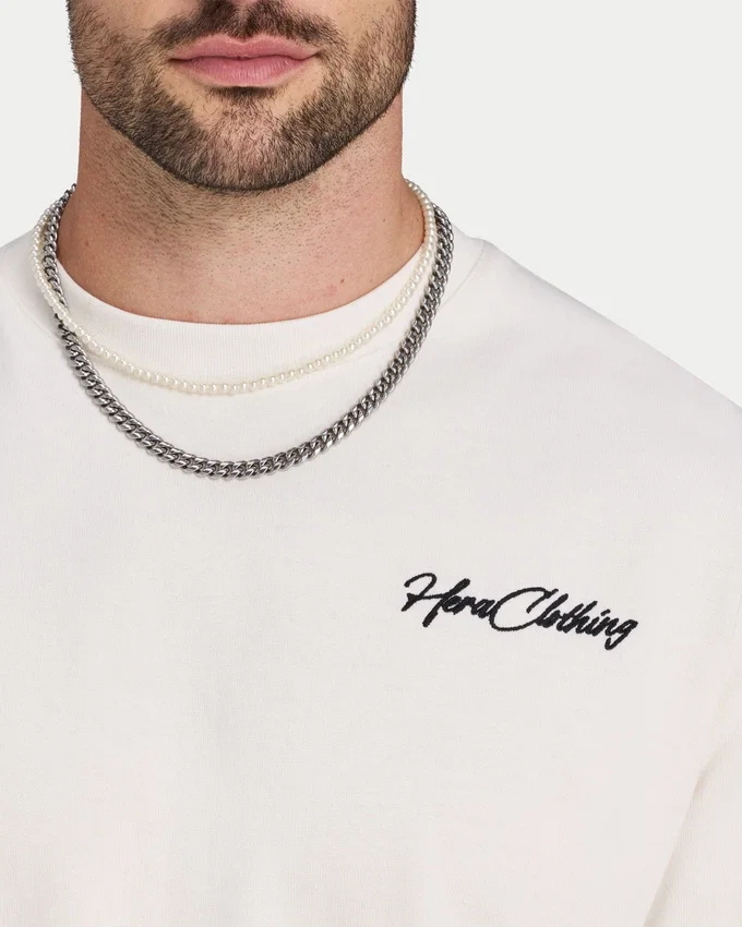 Mens script heavyweight t-shirt Mens script heavyweight t-shirt