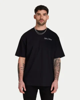 Mens script oversized t-shirt Mens script oversized t-shirt