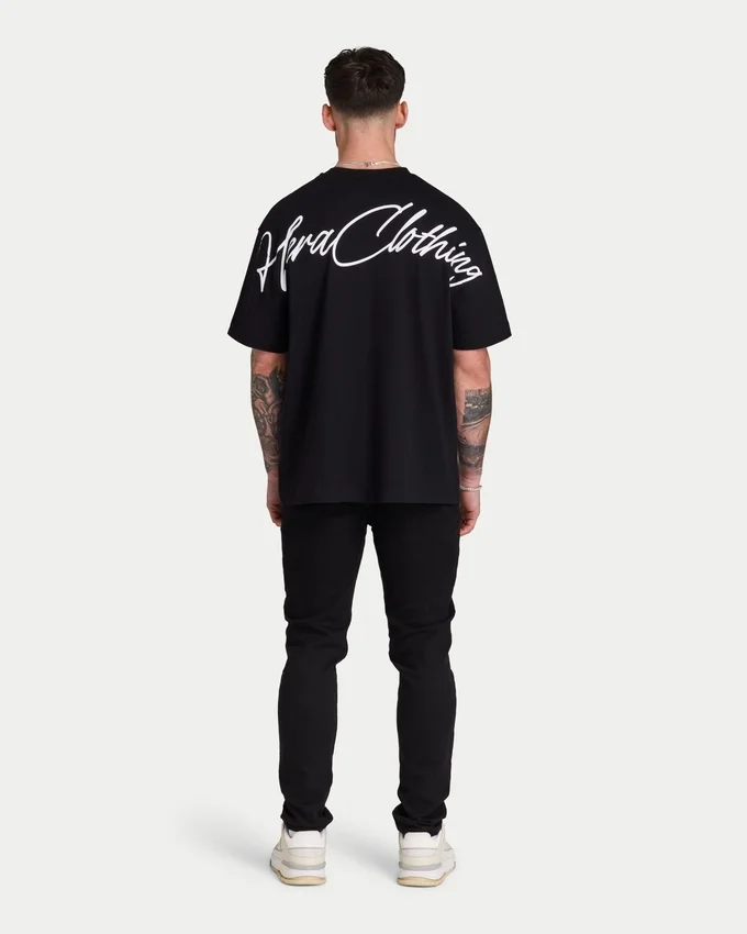 Mens script oversized t-shirt Mens script oversized t-shirt