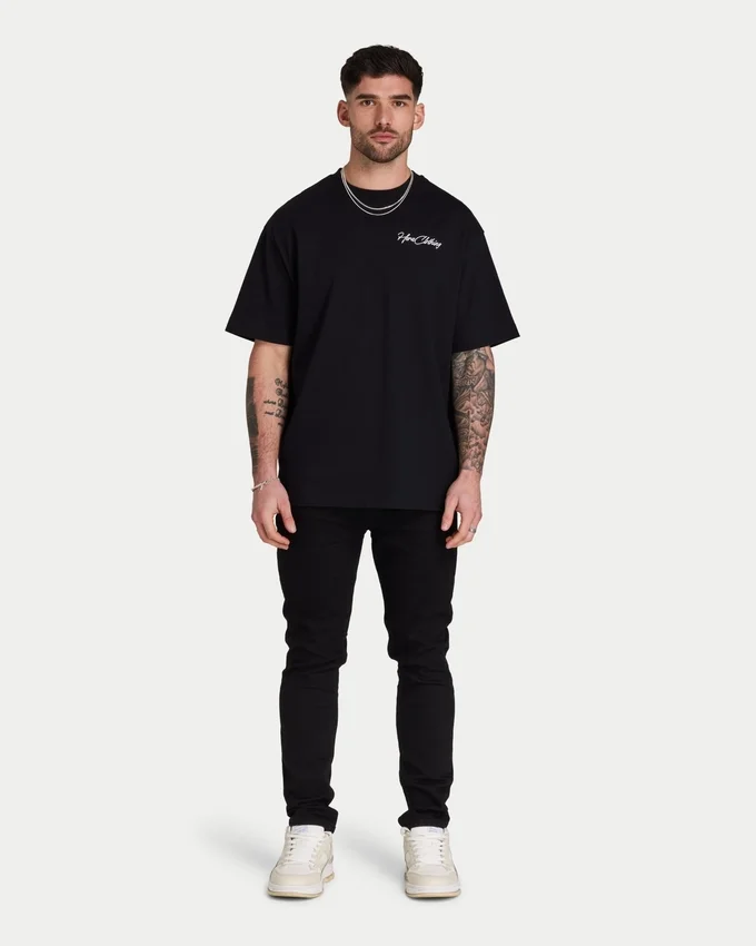 Mens script oversized t-shirt Mens script oversized t-shirt