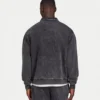 Mens signature washed oversized 1/4 zip sweatshirt Mens signature washed oversized 1/4 zip sweatshirt