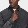 Mens signature washed oversized 1/4 zip sweatshirt Mens signature washed oversized 1/4 zip sweatshirt