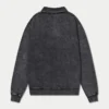 Mens signature washed oversized 1/4 zip sweatshirt Mens signature washed oversized 1/4 zip sweatshirt