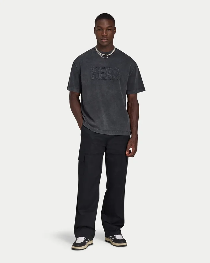 Mens signature washed oversized t-shirt Mens signature washed oversized t-shirt